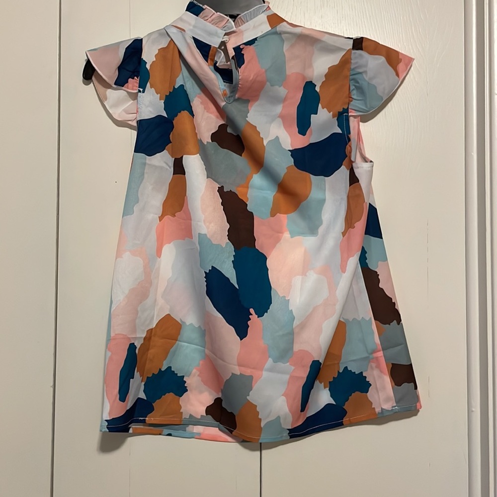 Multi colored blouse - Picture 3 of 3